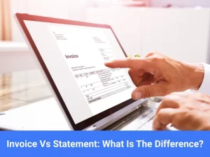 Difference between invoice and statement