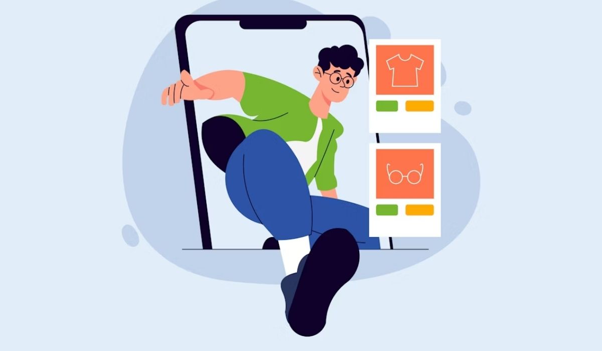 Illustration of Mobile Commerce