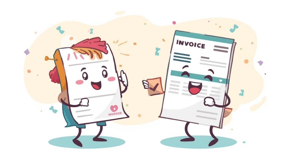 Illustration of types of invoices