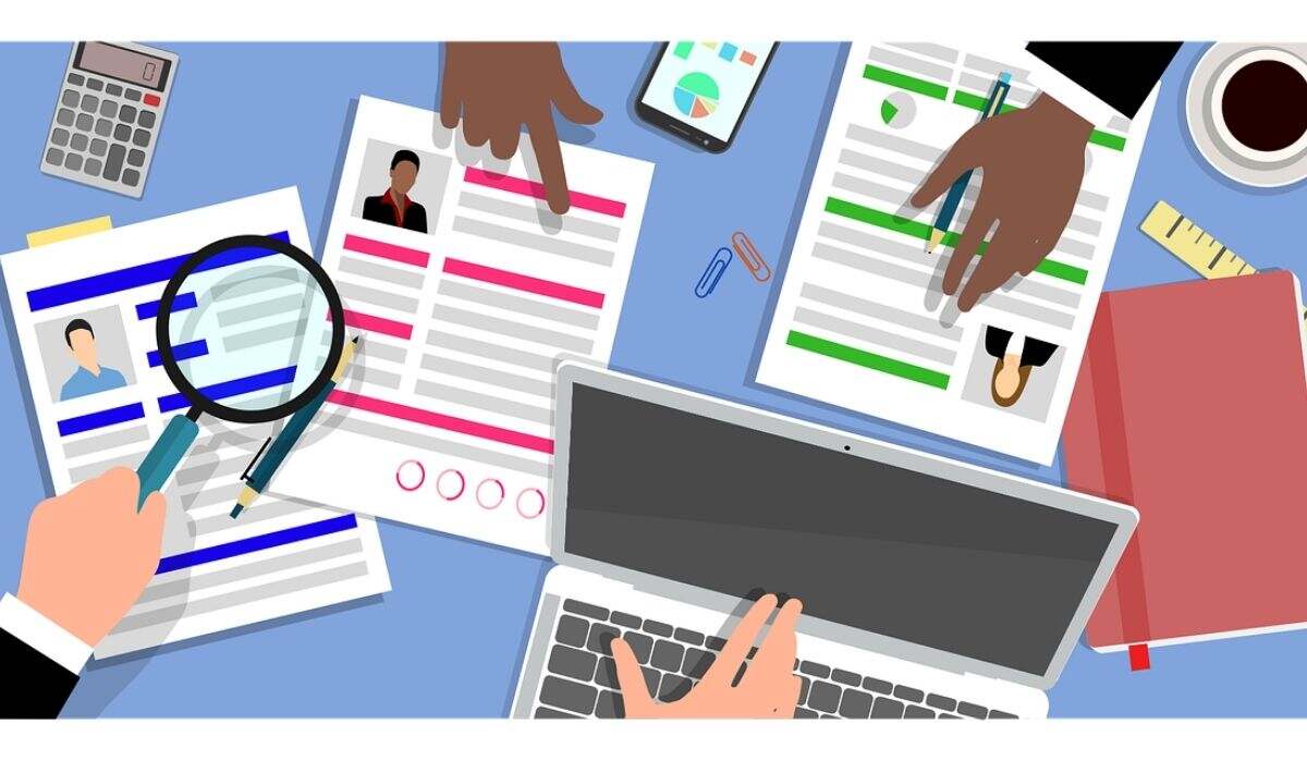 Illustration of freelancer profiles