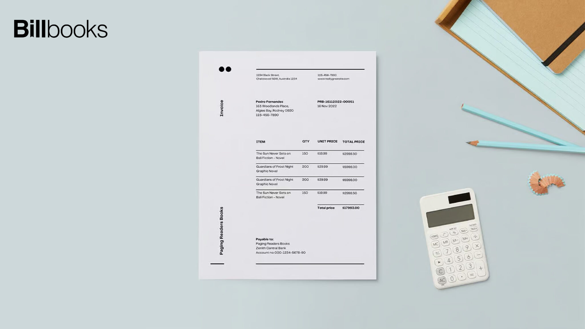 How to Write an Invoice for Services Rendered | Billbooks