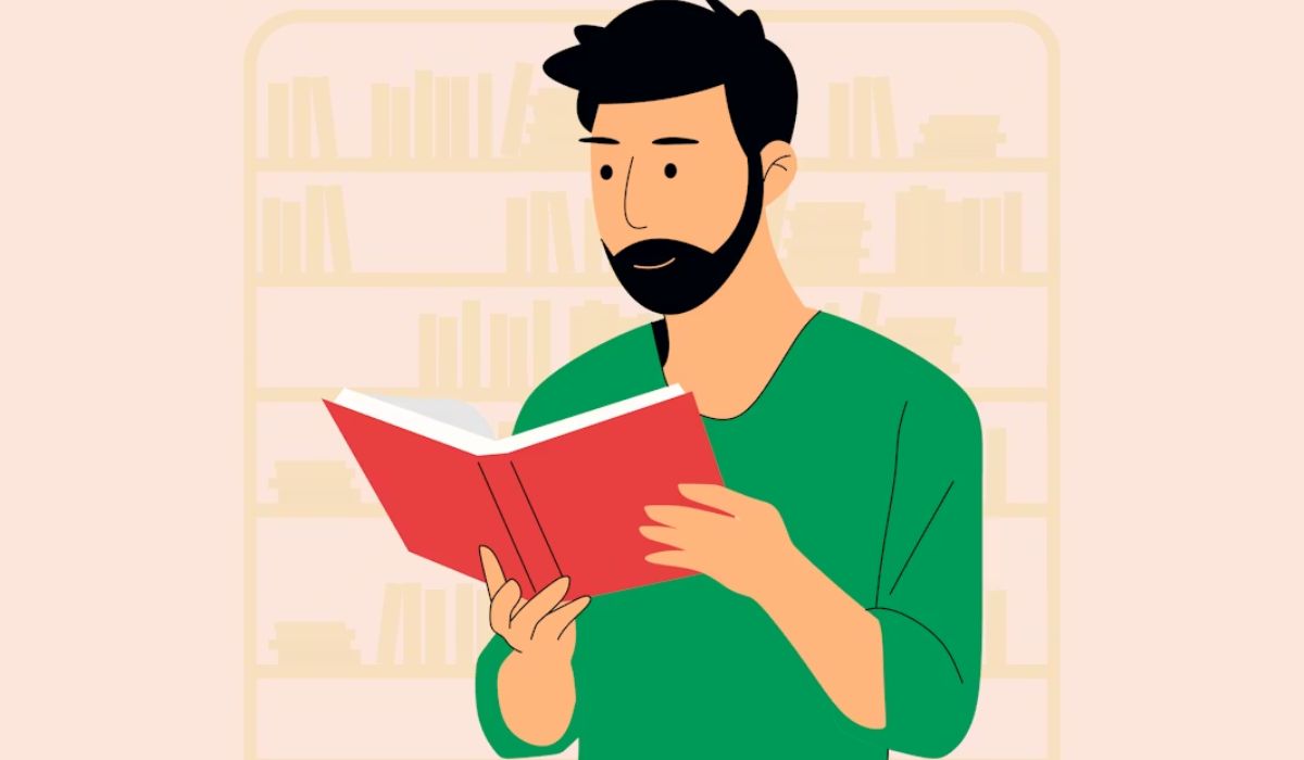 Sole trader reading a invoicing guide