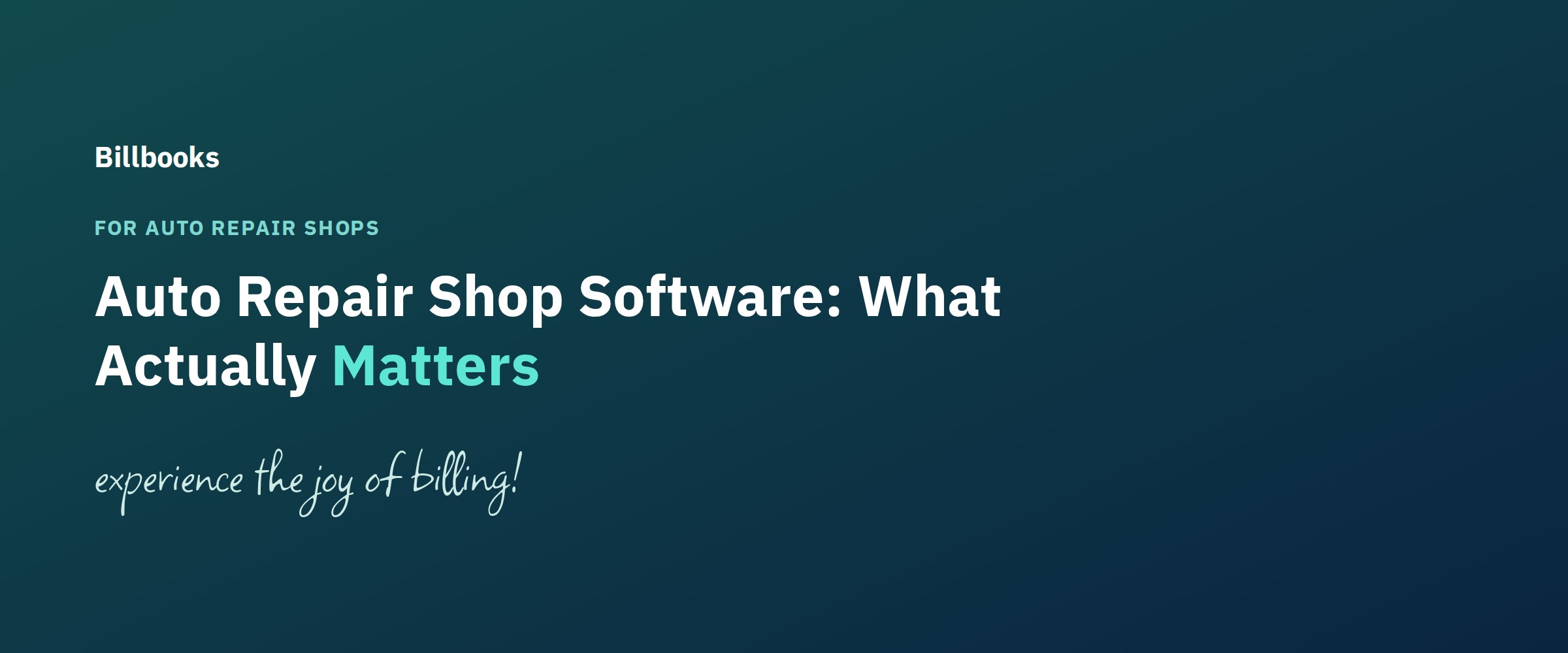 Auto Repair Shop Software: What Actually Matters for Invoicing