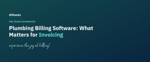 Plumbing Billing Software: What Matters for Invoicing, branded Billbooks blog header
