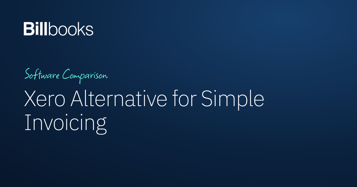 Xero Alternative for Simple Invoicing