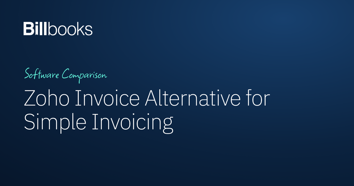 Zoho Invoice Alternative for Simple Invoicing