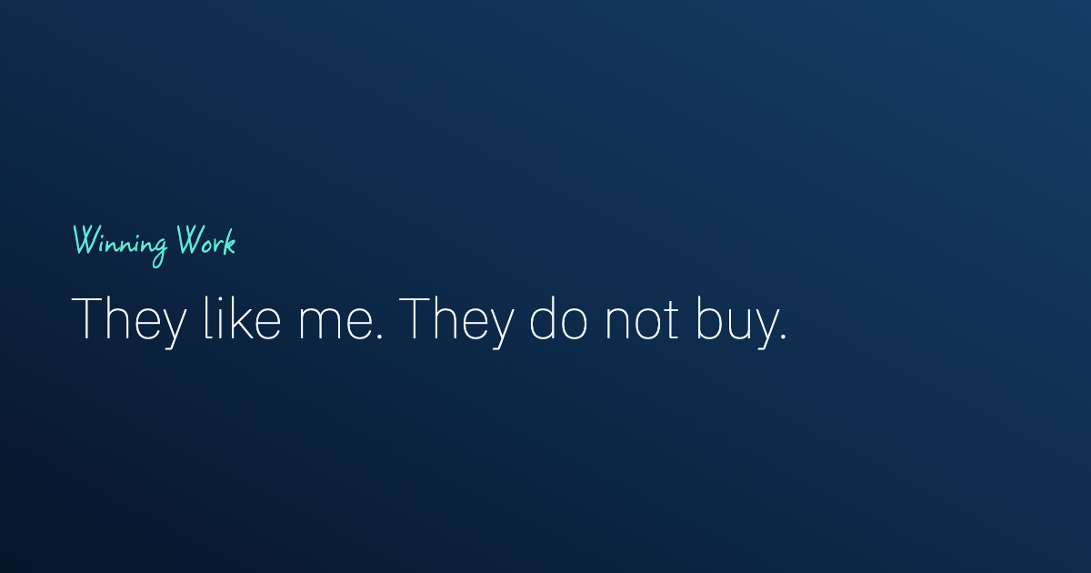 People Like Me but Do Not Buy: How to Ask for the Decision