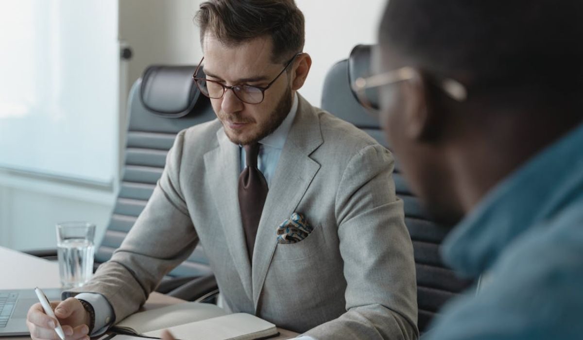 Boss hiring an employee