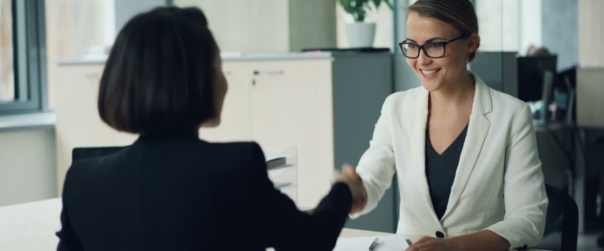 female boss hiring a candidate