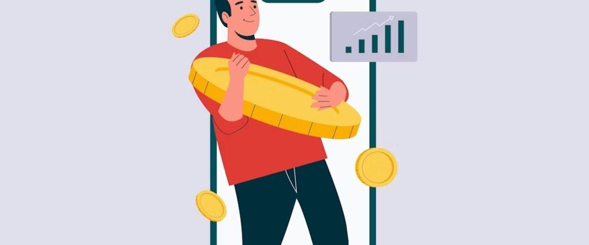 Illustration of a person calculating estimate