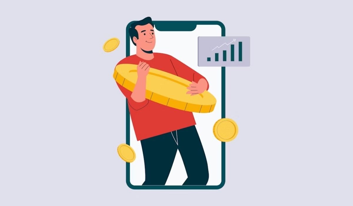 Illustration of a person calculating estimate