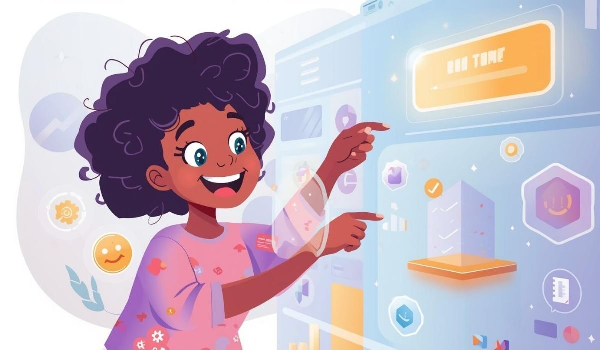 Illustration of a invoicing software