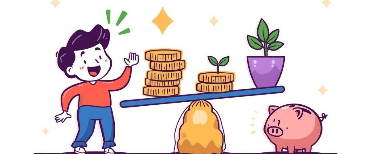 Illustration of a freelancer
