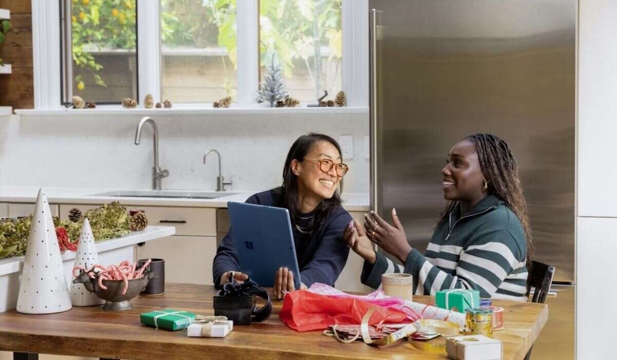 two women enjoying their weekend by making it productive