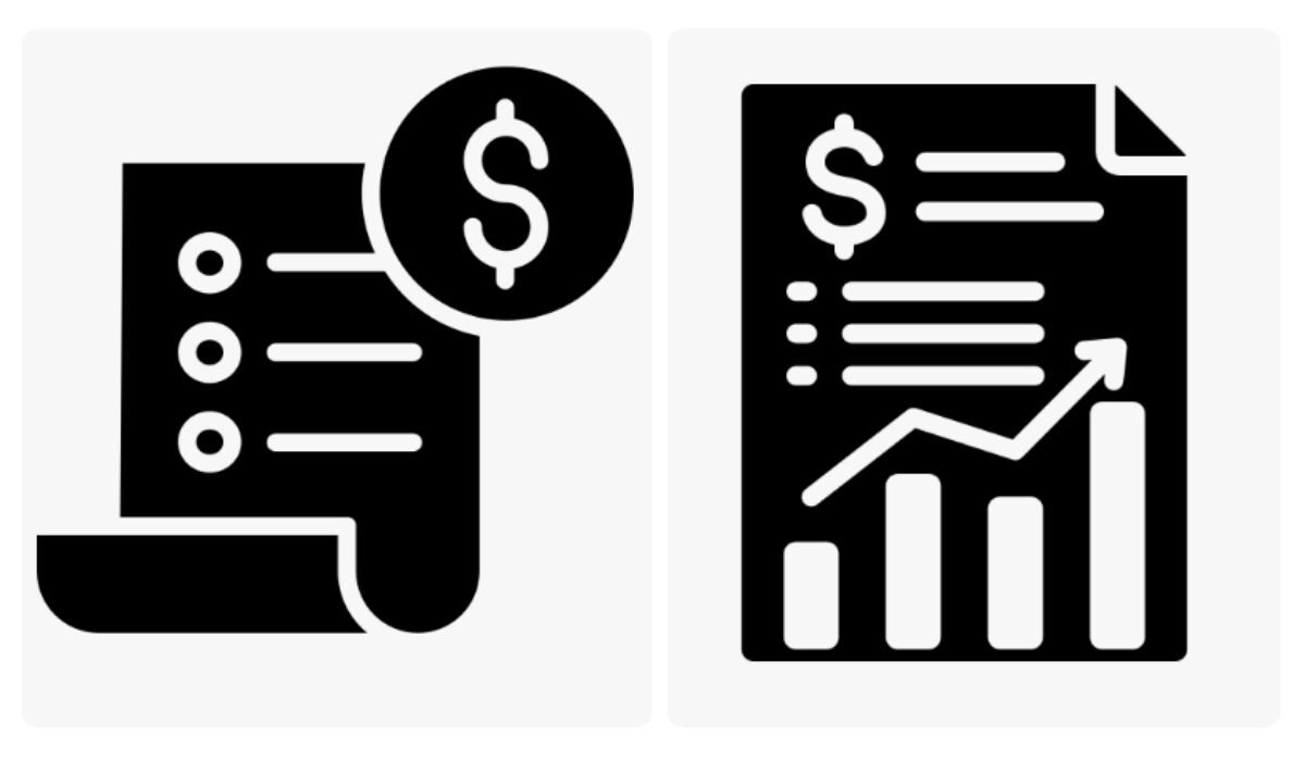 Difference between Invoice and statement