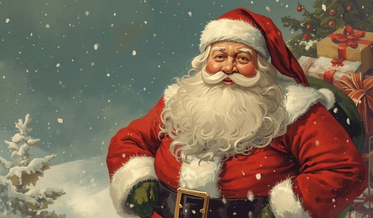 Illustration of Santa claus