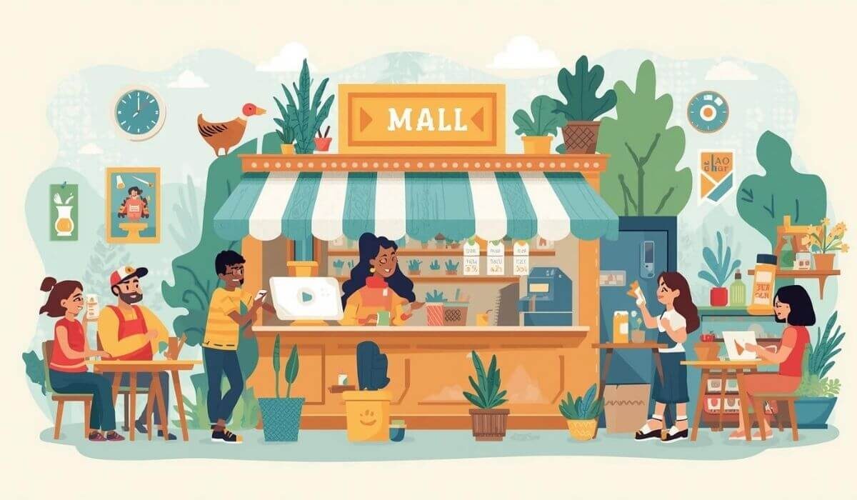 Illustration of a business