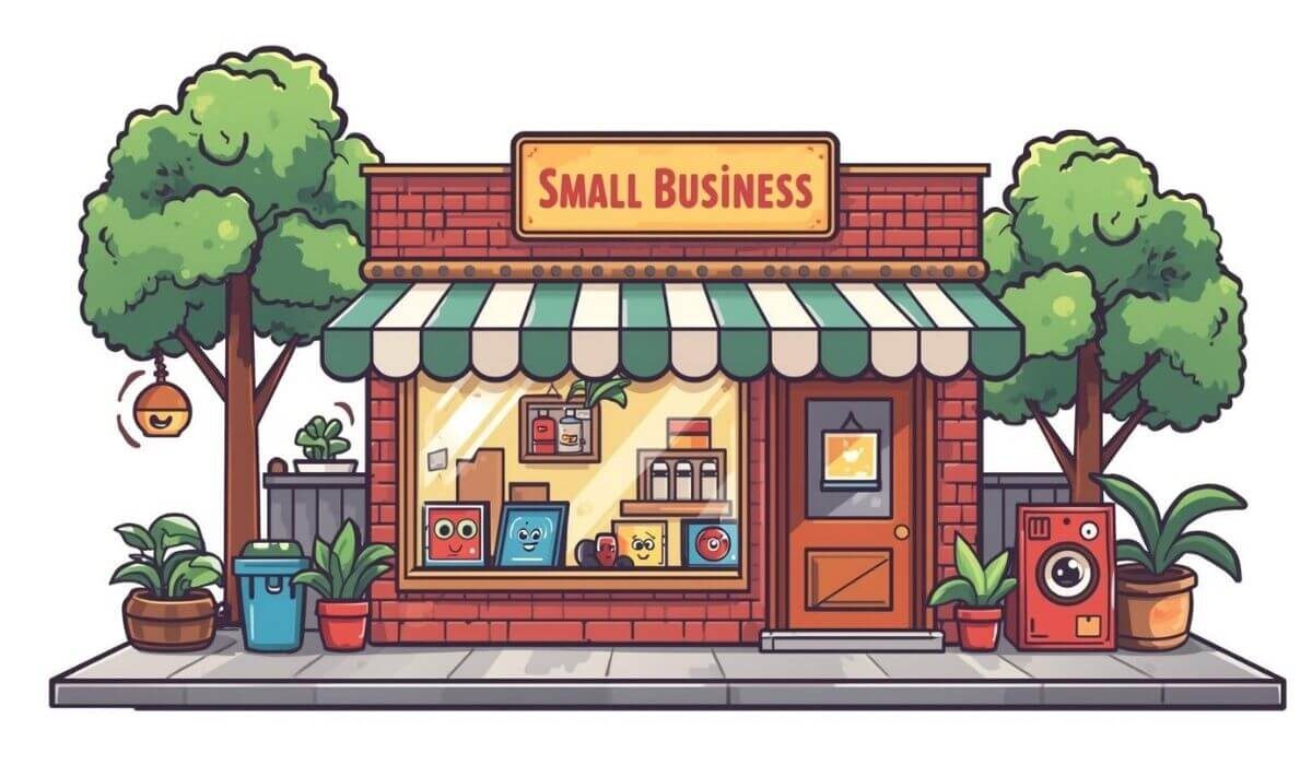 Illustration of small business