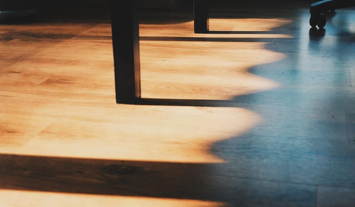 brown color hardwood flooring